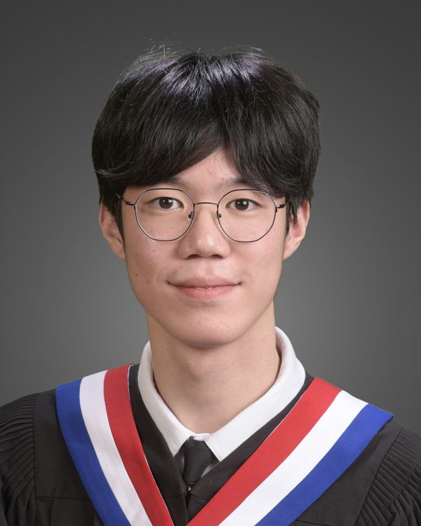 Jamie Ryu in his Lycée Français de Toronto graduation gown